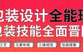 卢帅产品包装设计全能班第一期2021【画质清晰有绝大部分素材】
