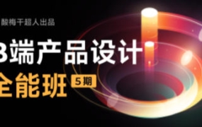 酸梅干超人B端产品设计第五期2022年【画质高清只有视频】